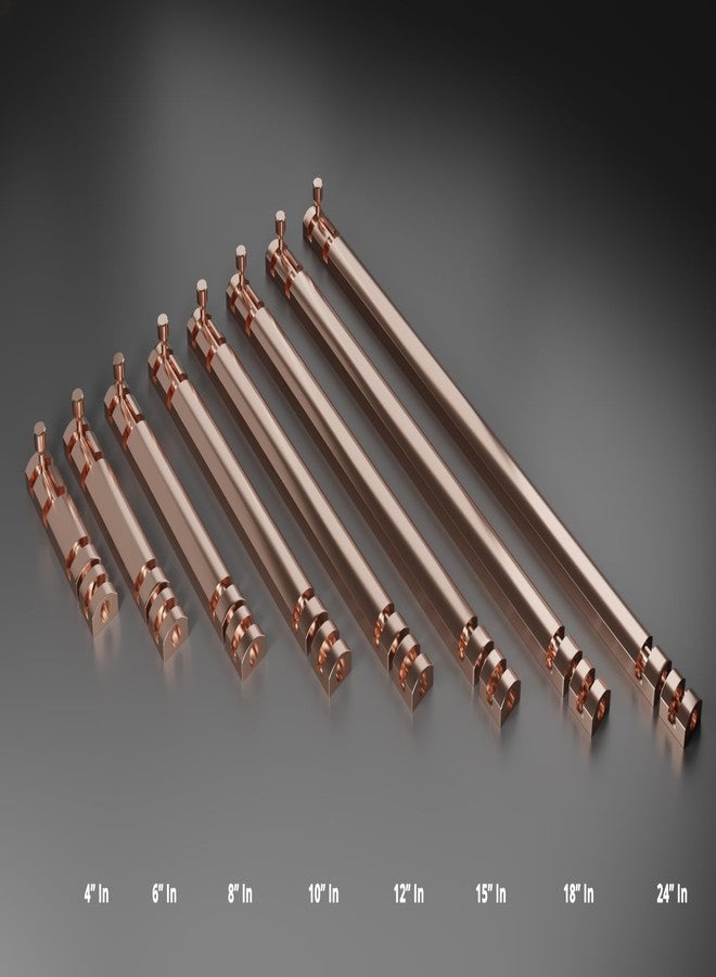 أتلانتيك مزلاج برج أتلانتيك زايلو مقاس 10 بوصات للأبواب والنوافذ | مزلاج باب كوندي/شيتكني من الألومنيوم مطلي باللون الذهبي الوردي للباب الرئيسي والحمام وغرفة النوم | مزلاج برج شديد التحمل (عبوة من 4 قطع) - Image 5